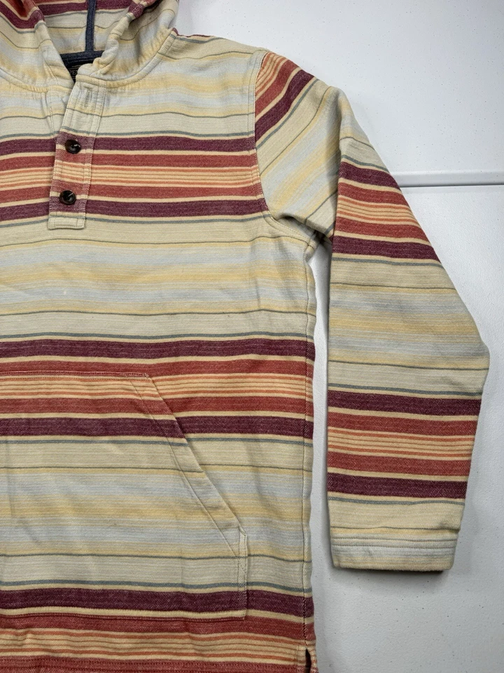 Pendleton Hoodie Mens Surf Baja Southwestern Striped Pullover Beach Sweatshirt S - Image 3 of 4