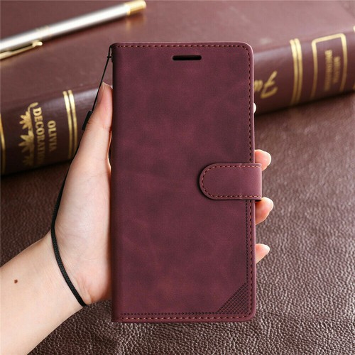 Leather Flip Stand Wallet Phone Case For Samsung A12 A22 A32 A52 A72 A02S A03S - Picture 30 of 32