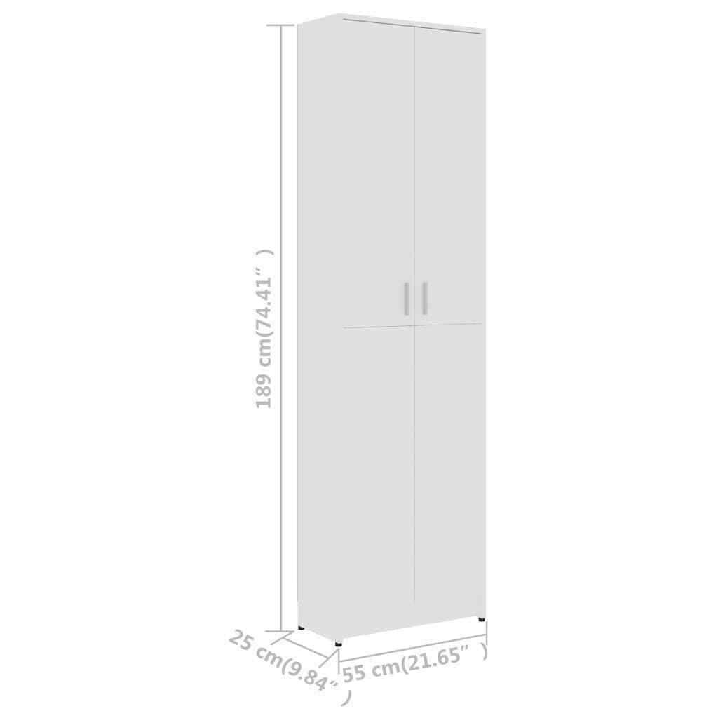 Tall Kitchen Larder Cupboard Storage Pantry Freestanding Utility