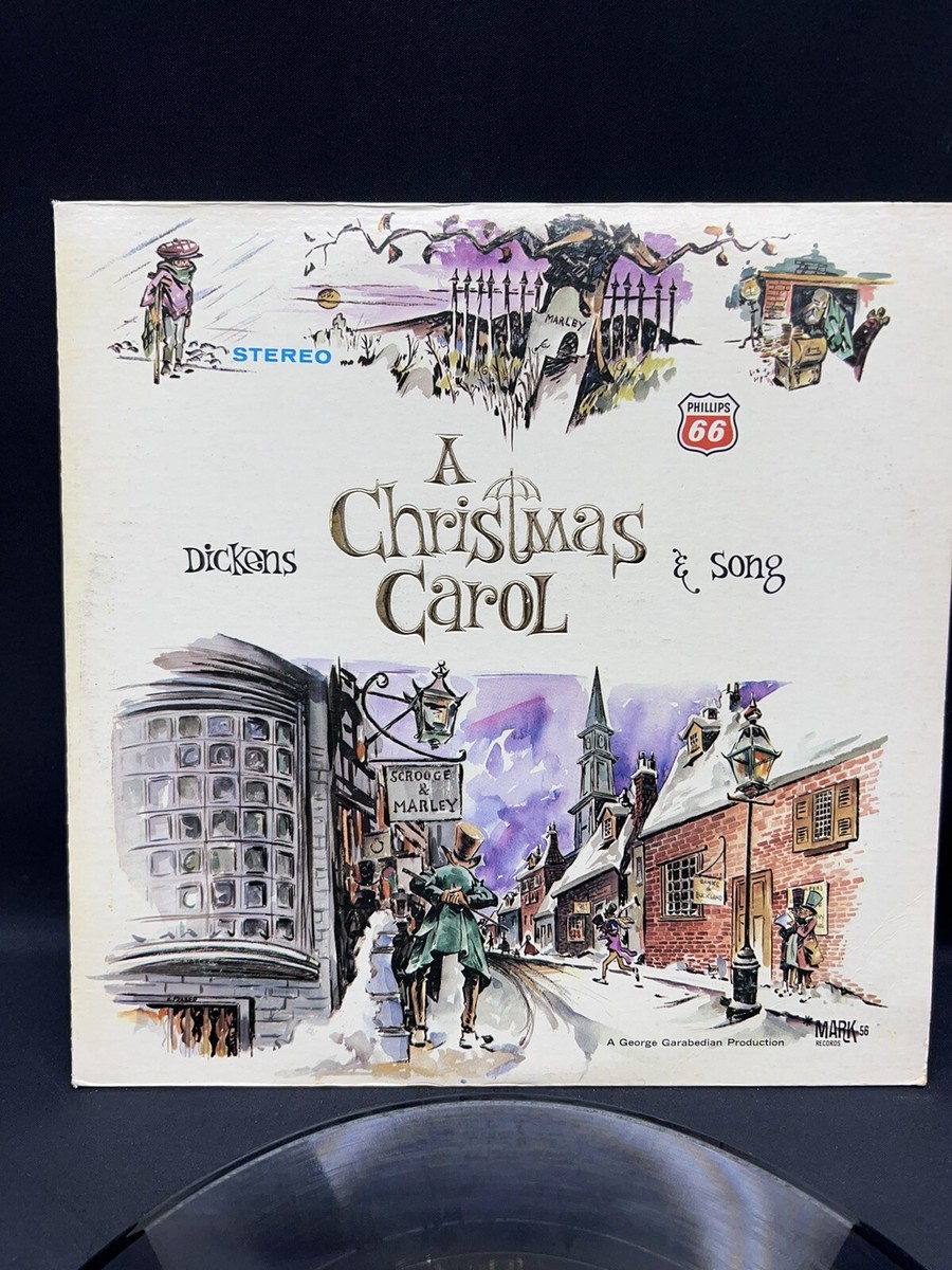 A Christmas Carol LP Vinyl Dickens & Song Mark 56 Records Phillips
