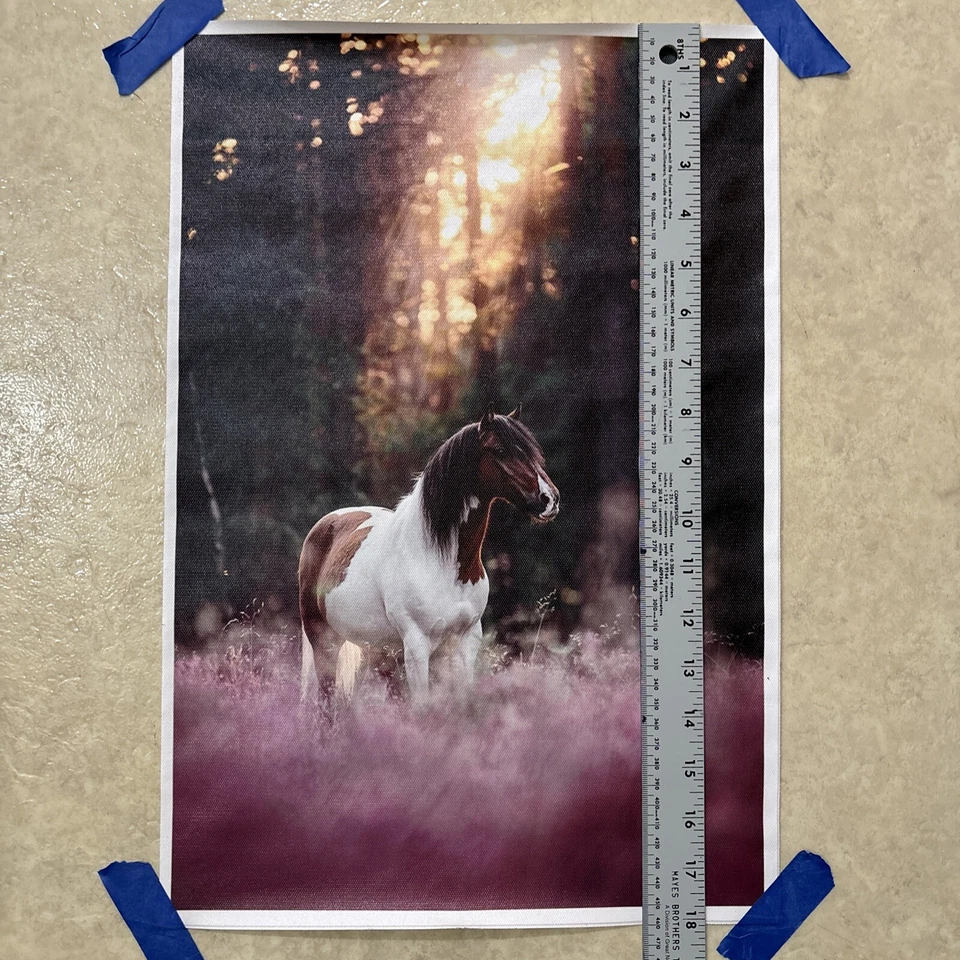 Caballo salvaje - Decoración ✅ Arte de pared con impresión de póster en lienzo de animales ✅ 12x18 pulgadas - Sin marco Foto 4 de 4