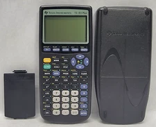 Texas Instruments TI-83 Plus Graphing Calculator w/ Cover - Works - Good Screen