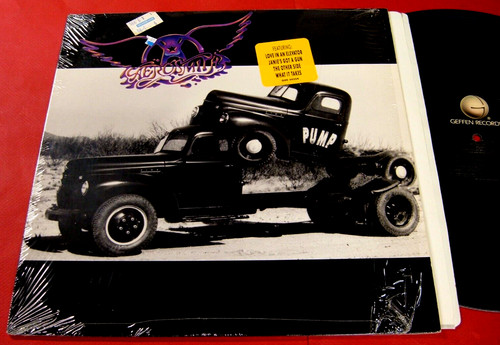 Aerosmith "PUMP" 1989, Geffen GHS 24254 Original 1st pressing LP. SW/NM/EX