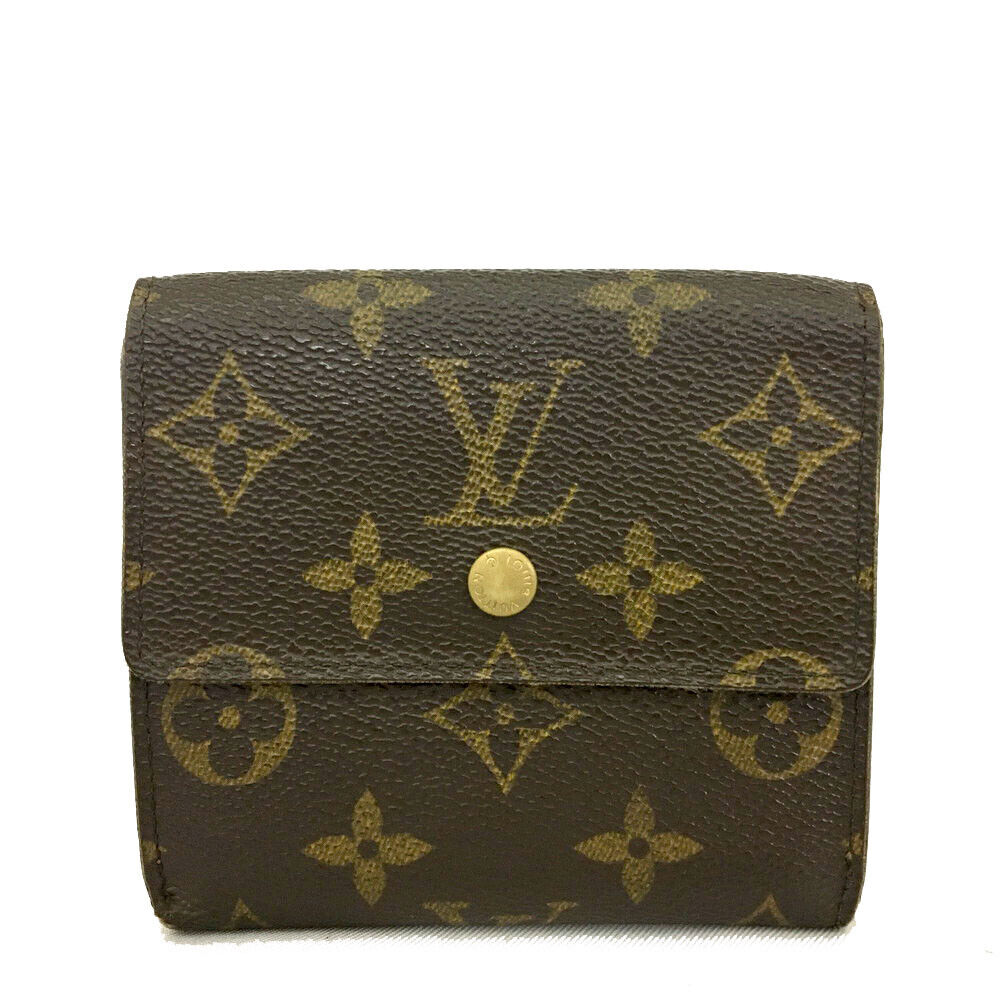Louis Vuitton Cheap SALE Start Monogram Portefeiulle Max 90% OFF Elise Trifold Wallet N0072