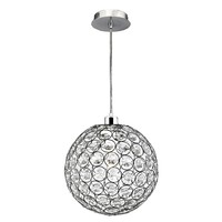 Globe Ceiling Light 1 Bulb Home Lighting Shade Polished Chrome Bellis Ii Pendant Globe Ceiling Light 1 Bulb Home Lighting Shade Polished Chrome Bellis Ii Pendant
