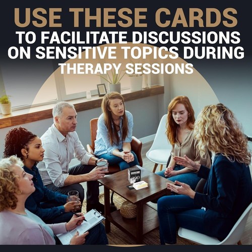 200 Durable Addiction Recovery Conversation Cards for Therapy & Self-Reflection - Picture 10 of 10