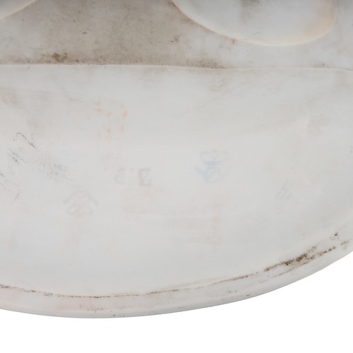 Biscuit vase "Children looking at roosters", Goebel and Hummel, Germany, 1930s - Picture 5 of 5