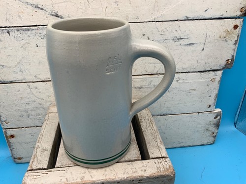 Vintage German Henninger .5L Crock Stein Mug circa 1990 Sanahed #2022 - Picture 3 of 7
