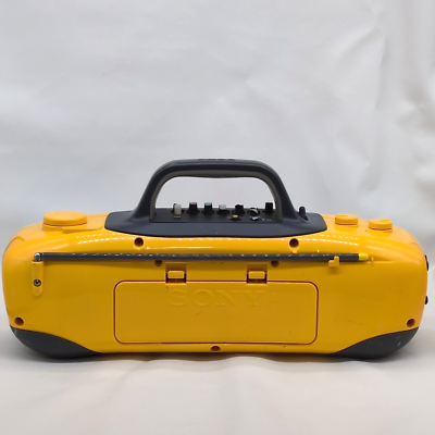Sony Sports Boombox CFS-903 Yellow Water Resistant AM/FM FOR PARTS