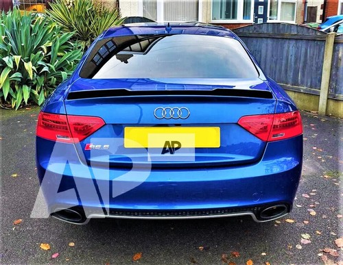 Audi A5 S5 RS5 B8 8T8 2 porte/4 porte spoiler labbra stivale posteriore in fibra di carbonio ala 09-16 - Foto 8 di 10