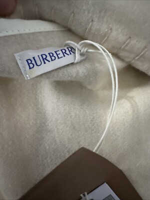 Authentic NEW BURBERRY Stone MEGA Check Cashmere Cushion Throw