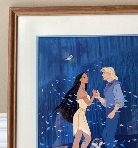 VTG Official Disney Pocahontas Lithograph Print, 1995, Framed - Picture 6 of 8