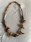 WOOD HANDMADE AFRICAN ANIMAL NECKLACE — photo 1