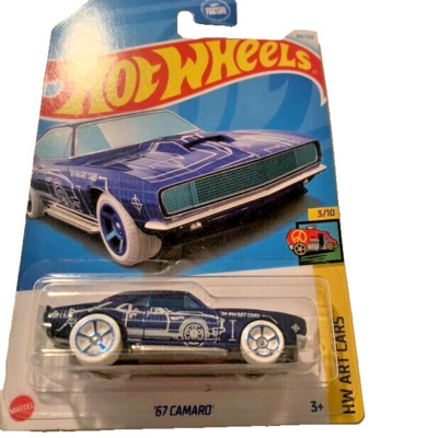 HOT WHEELS 2024 '67 CAMARO DARK BLUE 84/250 HTB74 HW ART CARS
