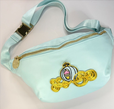 Stoney Clover Lane DISNEY Cinderella CARRIAGE Classic Fanny Pack Bag SKY BLUE