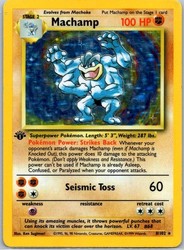 Machamp 8/102 Base Set Holo Rare