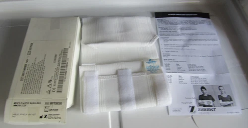 ZIMMER 783-03 Men's Elastic Shoulder Immobilizer Large 36"-42" Color White NEW
