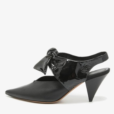 CÉLINE by Phoebe Philo Soft V neck sling back pumps. Size: 38,5 FR. RRP.: 1.550 
