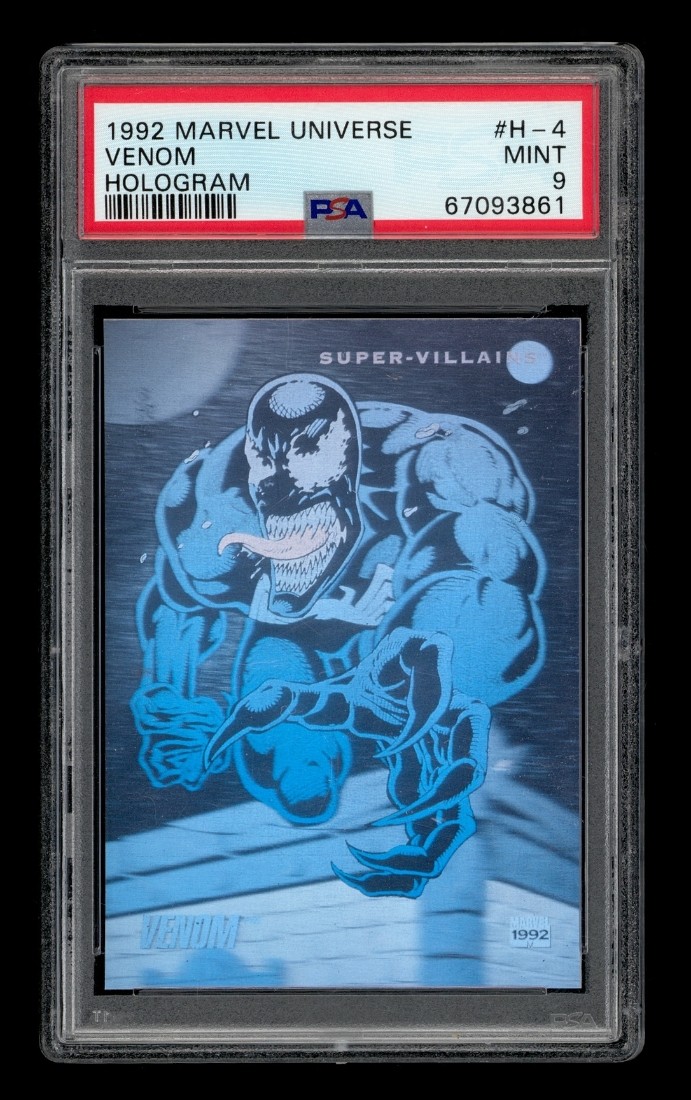 1992 Marvel Universe Hologram: #H-4 Venom PSA 9 MINT