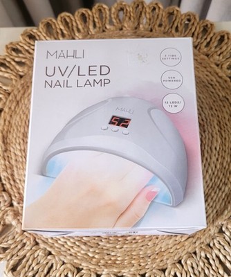 MAHLI UV/LED Nail Lamp for Gel Nails White New