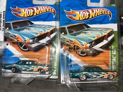 Hot Wheels 2011 Super Treasure Hunt & Treasure Hunt  64 Pontiac GTO Lot Of 2