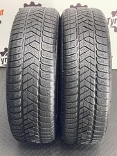 2x 225 65 R17 106H XL PIRELLI SCORPION WINTER M+S 5+mm TESTED FREE FITTING