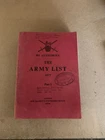 The Army List: 1977 - Part 1
