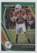 2021 Panini Prizm Draft Picks Green Prizm Sam Ehlinger #131 4z8