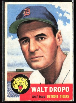 Walt Dropo 1953 Topps E #121 Detroit Tigers