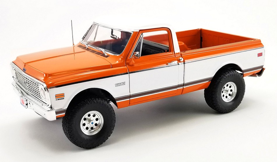 ACME 1/18 Scale A1807213 - 1972 Chevrolet K-10 4X4 - Orange