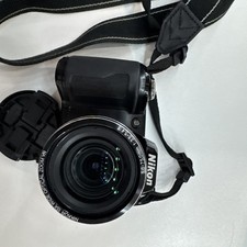Nikon Coolpix L110 Digital Bridge Camera 12.1MP 15x Zoom Black - with carry bag