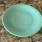 Fiestaware Green Sea mist Ceramic Dinner Plate Fiesta large 10.5 in wide x 2