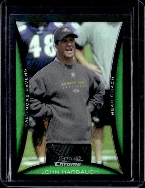 2008 Bowman Chrome #BC217 John Harbaugh Refractors