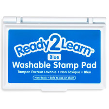 Ready 2 Learn Washable Stamp Pad  Blue  Non-Toxic  Fade Resistant  Decorate