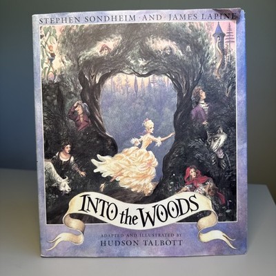 1988 Into the Woods First Edition By Sondheim and Lapine Hardcover DJ