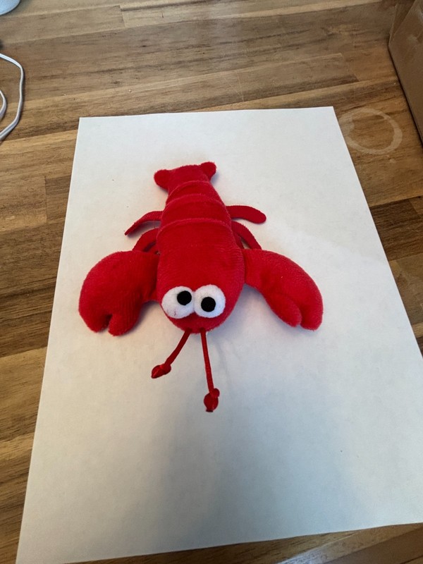 PLUSH KEYCHAIN - LOBSTER for keys or backpack