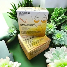 LaSplash Cosmetics Vitamin C, Brightening  Jelly Eye Mask. 40 Pcs/ 20 Pairs-New