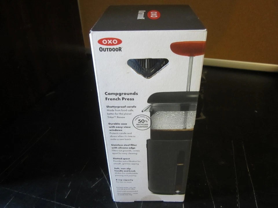 OXO Brew Coffee Maker Outdoor Campgrounds French Press 32oz NEW - Image 4 of 4