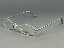 Vintage Hugo Boss Women's Eyeglasses HG15559-Gray 49mm Rectangle Metal Frame