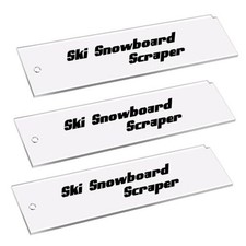 Snowboard Wax Plastic Scraper- Ski Wax Scraper- Ski Snowboard Plastic 3 Pcs