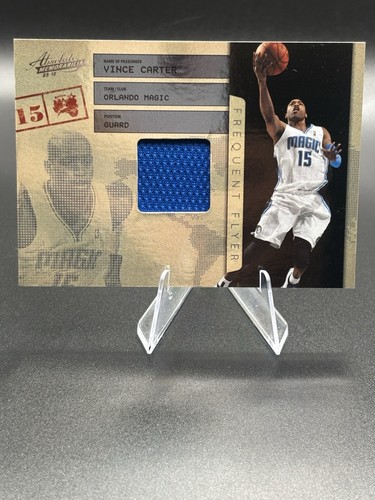 2009-10 Vince Carter Absolute Memorabilia Frequent Flyer #9 Materials /100 Magic
