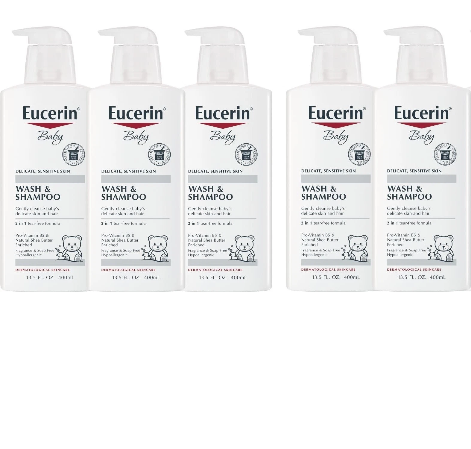 Eucerin 5 Baby Wash & Shampoo 13.5 Oz Delicate Sensitive Skin 2in1 Tear Free New
Opens in a new wind