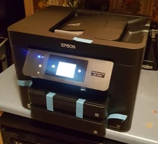 Epson WorkForce Pro WF-4734 All-In-One Wireless InkJet Printer. For Parts or Rep