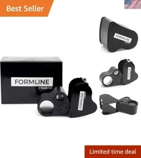 Versatile LED Illuminated 60x & 30x Jewelers Loupe - Ideal for Plant Inspection