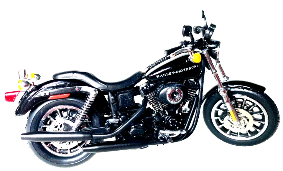 Camión modelo Harley-Davidson 2001 F-150 escala 1:24 Low Rider motocicleta INV#3088 Foto 2 de 4