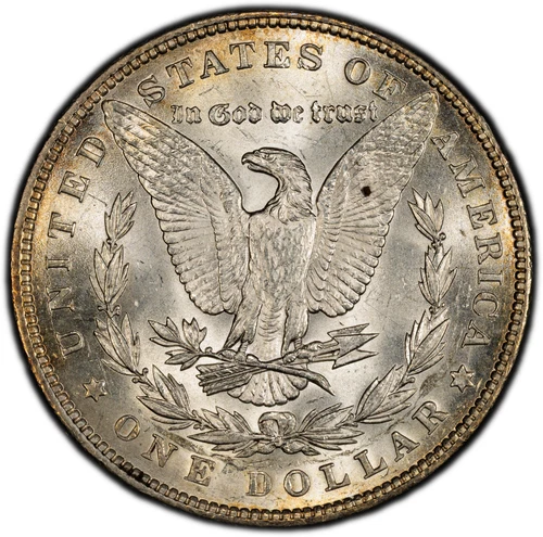 1898 (P) Morgan Silver Dollar - PCGS GOLD SHIELD MS62 - RIM TONED BEAUTY!