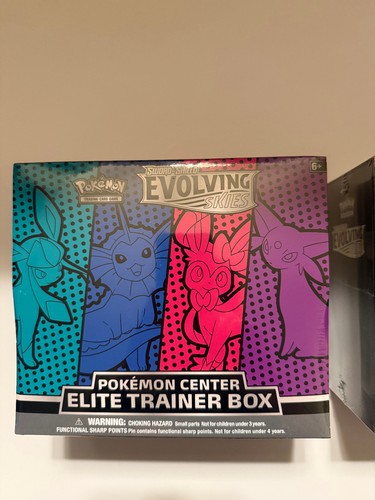 SEALED Pokemon Evolving Skies - Pokemon Center Elite Trainer Box ETBs Set 2 - Bild 2 von 22