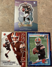2025 Shedeur Sanders RC Lot Optic Blue Hyper Rated Rookie Select Rookies & Stars