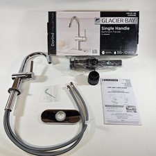 Glacier Bay Dorind Single Handle Bathroom Faucet Chrome HD67108W-6001 Open Box