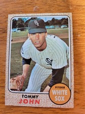 1968 Topps #72 Tommy John NM